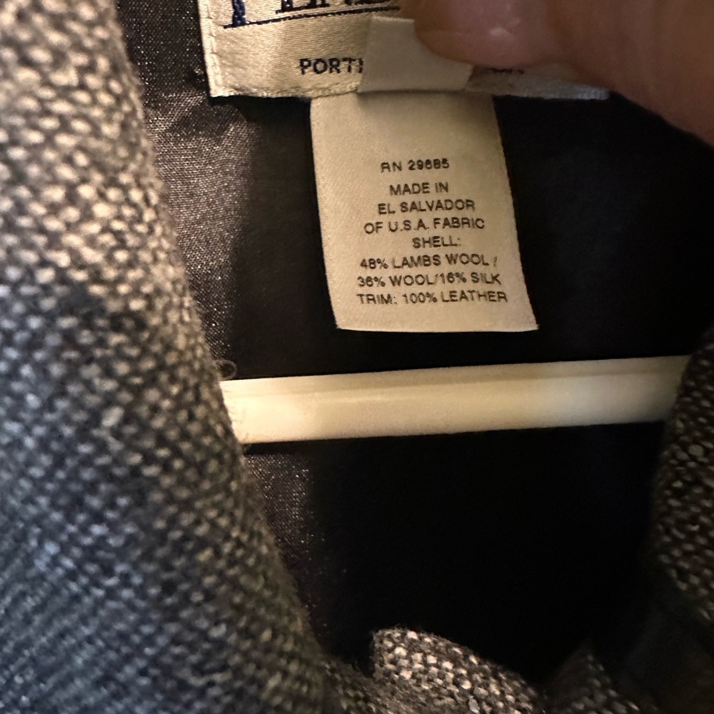 Pendleton Women's Gray Wool Blend Button Jacket, … - image 3